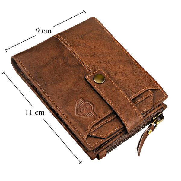 Brown Genuine Leather Wallet - Image 4