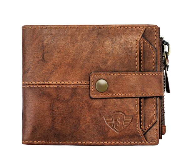 Brown Genuine Leather Wallet - Image 3